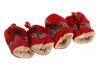 Winter Warm Fleece Plain Waterproof Dog Shoes Xs-3Xl Small Medium Large Pet Adjustable Puppy Sneakers Snow Boots