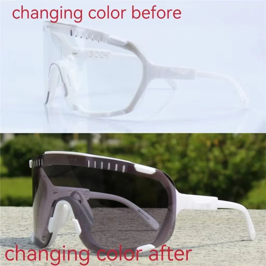 2026 POC Devour Cycling Glasses - MTB/Road Bike Windproof Goggles w/Prescription Insert, UV400 Sport Eyewear