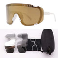 2026 POC Devour Cycling Glasses - MTB/Road Bike Windproof Goggles w/Prescription Insert, UV400 Sport Eyewear