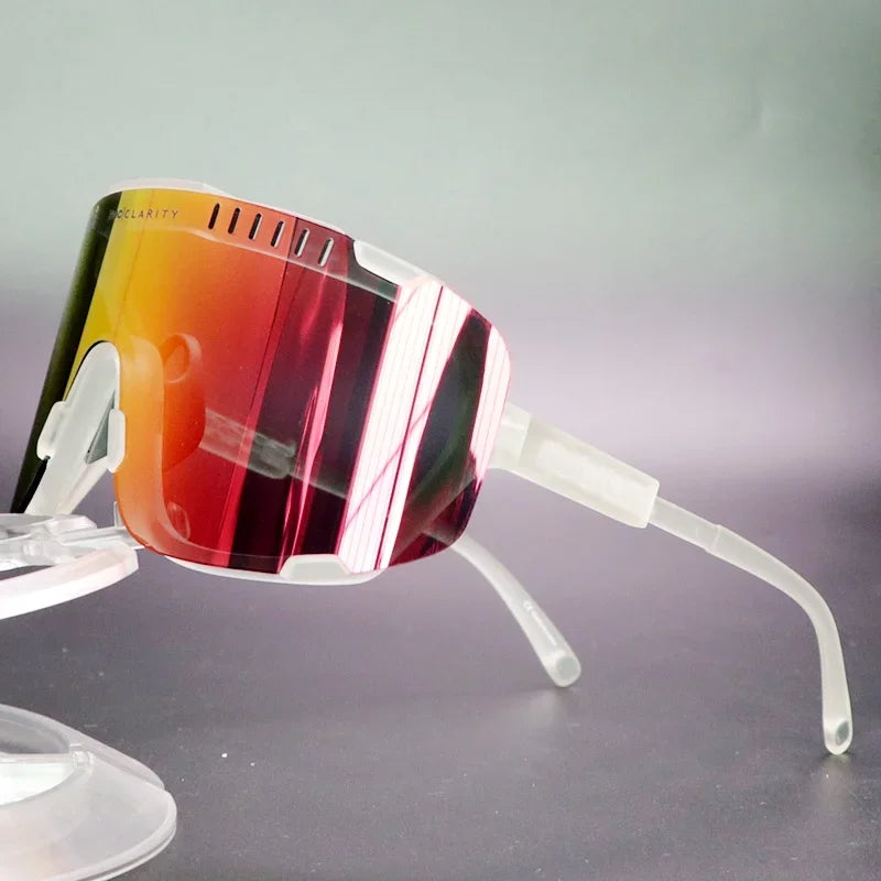 2026 POC Devour Cycling Glasses - MTB/Road Bike Windproof Goggles w/Prescription Insert, UV400 Sport Eyewear