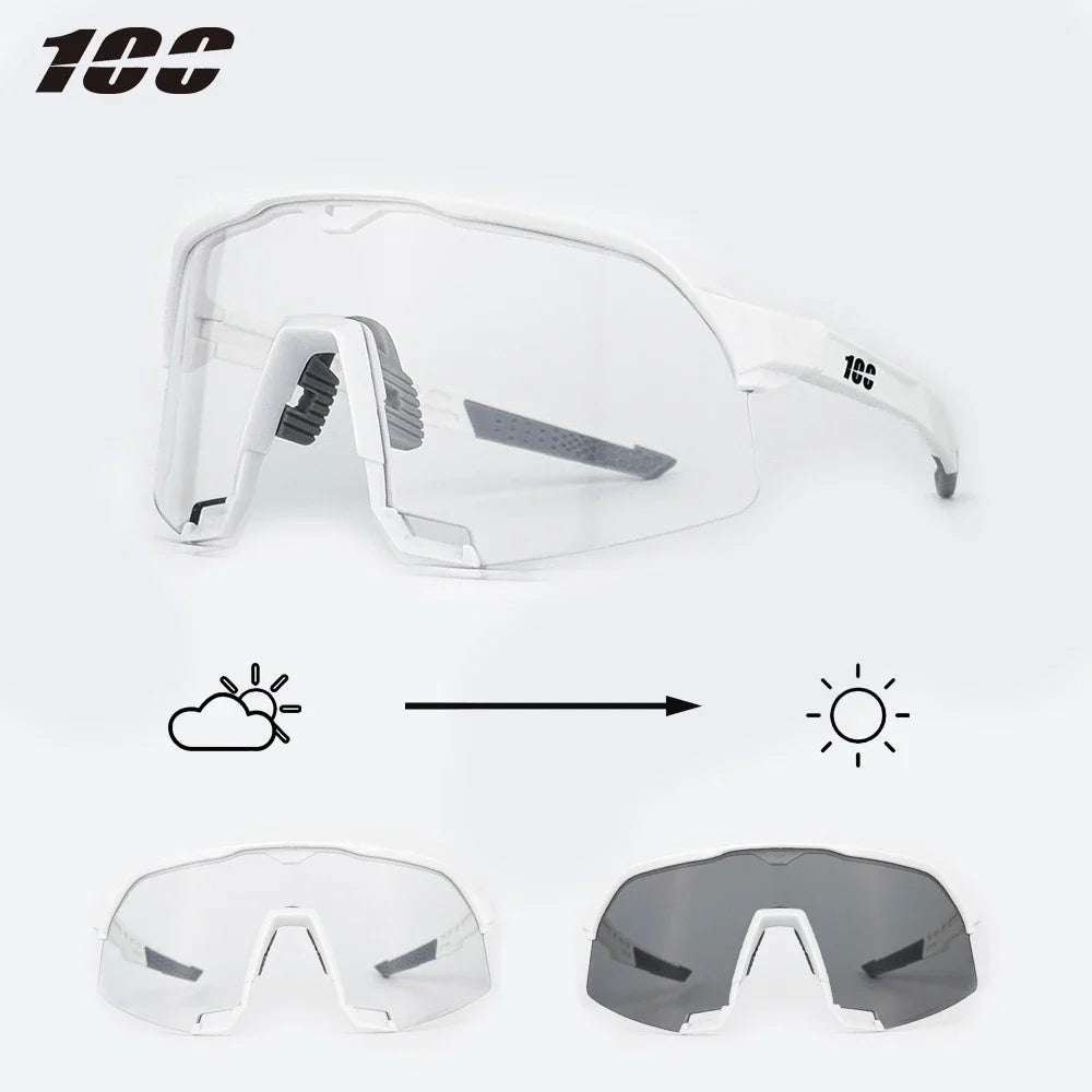 100 Bike Sunglasses Cycling Glasses for Man MTB Goggles Women Outdoor Camping Hiking Sports UV400 Riding Bicycle Eyewear