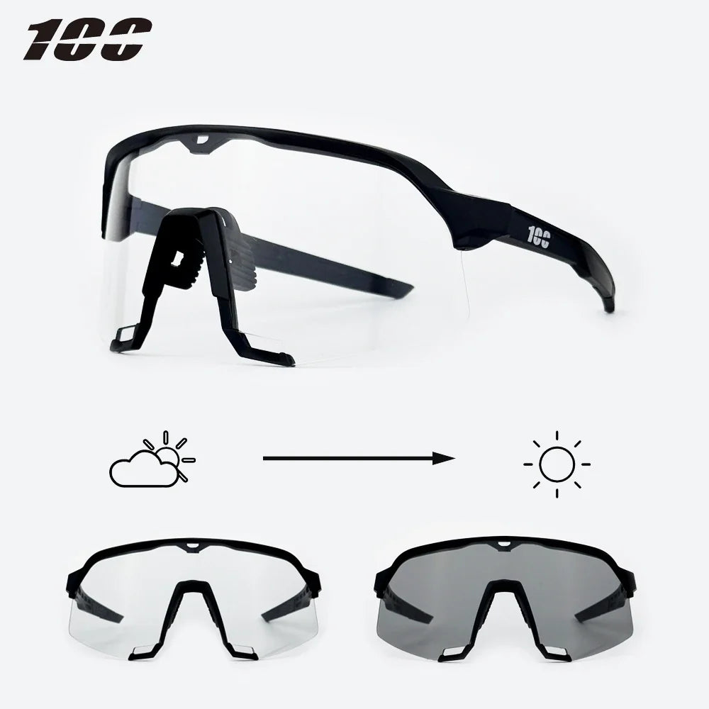 100 Bike Sunglasses Cycling Glasses for Man MTB Goggles Women Outdoor Camping Hiking Sports UV400 Riding Bicycle Eyewear